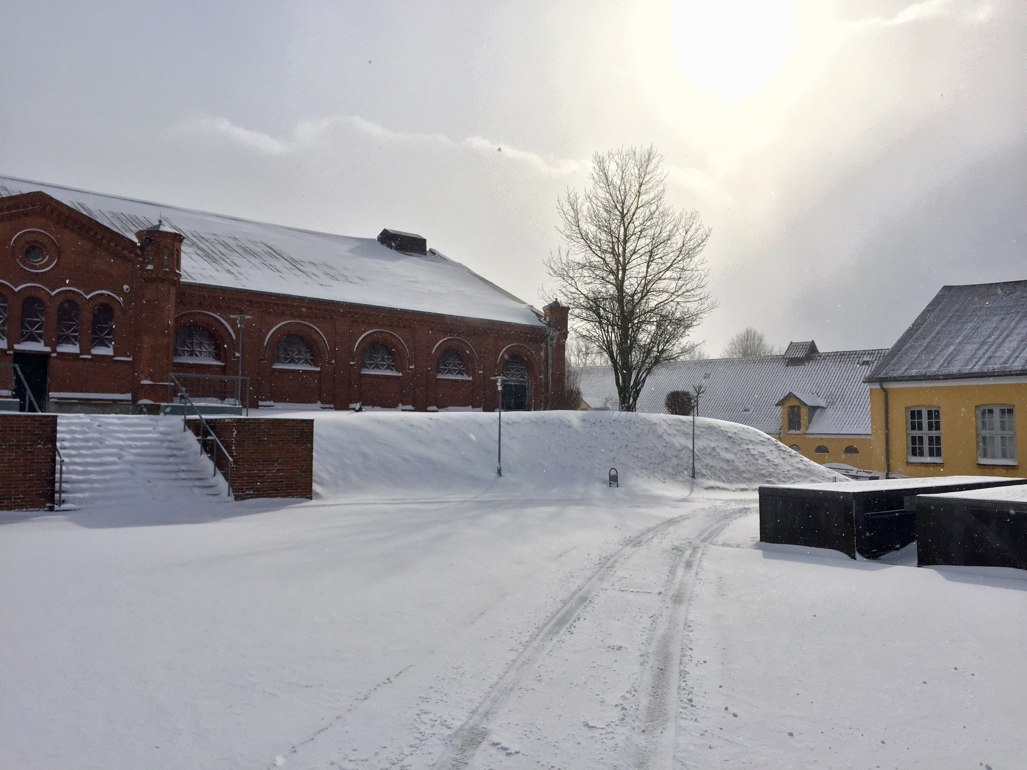 Sne på Byterassen